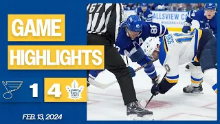 Game Highlights: Maple Leafs 4,  Blues 1