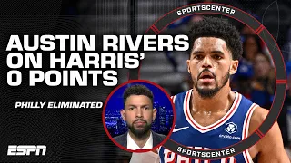 You're paying him $180M! - Austin Rivers unhappy with Tobias Harris' 0 PTS in Game 6 | SportsCenter