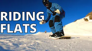 HOW TO SNOWBOARD FLAT SECTIONS