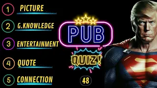 Pub Quiz Showdown: Test Your Knowledge! Pub Quiz 5 Rounds. No 48