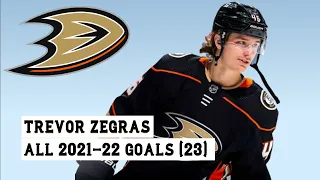 Trevor Zegras (#46) All 23 Goals of the 2021-22 NHL Season