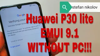 BOOM!!! Huawei P30 lite MAR-LX1A. Remove Google Account,Bypass FRP.