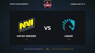 Na`Vi vs  Team Liquid, GSM2, map 1 dust2