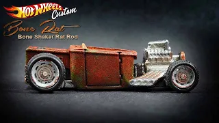 Hot Wheels Custom Bone Rat | Bone Shaker Rat Rod