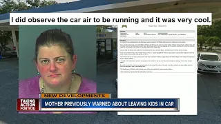 Mother charged with murder for leaving baby in hot car was in trouble before for leaving kids in car