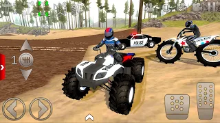 Offroad Outlaws - US Police Motocross, Car, Quad Bike Extreme Off-Road #1 - gameplay android