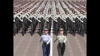 Female Chinese soldiers gear up for National Day military parade| CCTV English