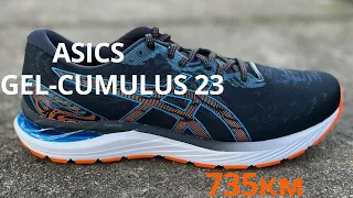 Кроссовки ASICS GEL-CUMULUS 23. Опыт эксплуатации 735 км. #ASICS #кроссовки #обзор #cumulus #бег