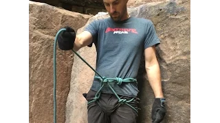 How to make a harness out of your rope because you forgot yours at home