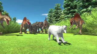 [ Dangerous Forest ] Run Away to Safe Zone - Animal Revolt Battle Simulator