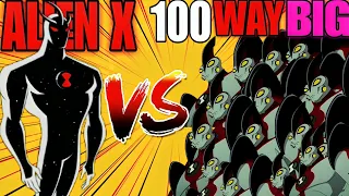 ALIEN X VS 100 WAY BIG