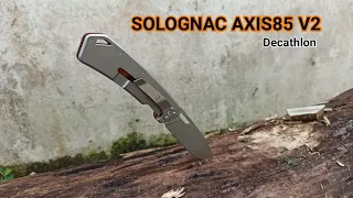 มีดพับ Solognac Axis85 V2 มีดพับหรูจาก Decathlon