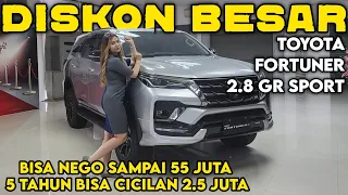 MURAH HARGA TOYOTA FORTUNER 2.8 GR SPORT SUV DIESEL 2023 TURUN HARGA NEGO 55 JUTA