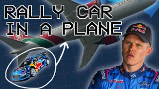 We put a rally car in a Boeing 787 plane! 😳 MAMMOTH logistical challenge