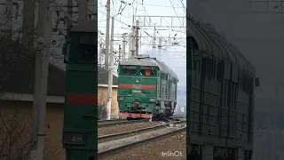 2ТЭ116-1435 по Дарнице 🤤🔥 #railway #укрзалізниця #railworks #railroad #panasonic #shorts