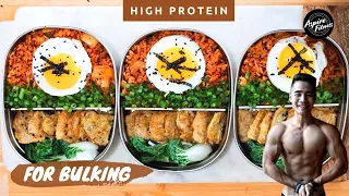 Korean Meal Prep Recipes | Meal Prep For BULKING | Healthy Asian Meal Prep Ep 13.