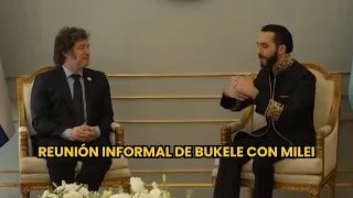 REUNIÓN DE BUKELE CON MILEI