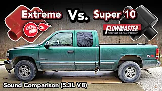 Cherry Bomb Extreme vs. Flowmaster Super 10 - Which sounds better? - 5.3 V8