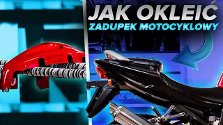 JAK OKLEIĆ ZADUPEK MOTOCYKLOWY FOLIA 3M seria 2080?