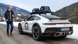 Getting A Coffee In The NEW Porsche 911 Dakar!