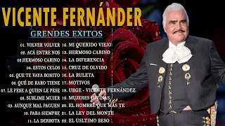 Las Mejores Canciones de Amor de Vicente Fernandez para Escuchar una y Otra Vez