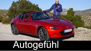 Mazda MX-5 RF Miata Fastback FULL REVIEW test driven new ND hardtop 2018/2017 neu