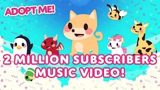 TWO MILLION SUBSCRIBERS MUSIC VIDEO!! 🎉 PEACOCK GIVEAWAY! 🦚 Adopt Me! on Roblox