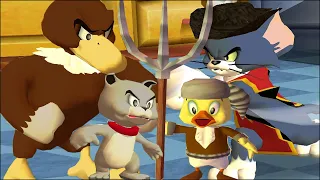 Tom and Jerry in War of the Whiskers Duckling Vs Tyke Vs Tom Vs Eagle (Master Difficulty)