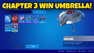 NEW FORTNITE CHAPTER 3 WIN UMBRELLA! (NEW CHAPTER 3 VICTORY ROYALE GLIDER)