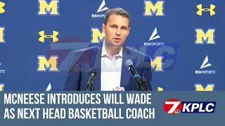 Will Wade introduced as new McNeese basketball coach