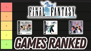 Final Fantasy Games Ranked - WORST to BEST (Tier List)