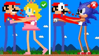 Mario: True or False Love Calamity in Maze Mayhem