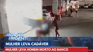 Mulher leva homem morto em cadeira de rodas para tentar empréstimo bancário | Brasil Urgente