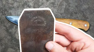 Forging A Knife From A Vintage Plane Iron