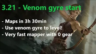 Path of Exile 3.21 League Start Preparation - How to level Venom Gyre