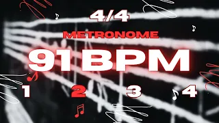 91 BPM - 4/4 Metronome