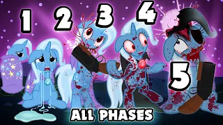 Trixie ALL PHASES | Friday Night Funkin' VS My Little Pony | Trixie's Midnight Tragedy (FNF Mod)