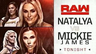 Natalya Vs. Mickie James | WWE Monday Night Raw | April 30, 2018