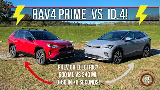 2021 Toyota RAV4 Prime Vs. 2021 Volkswagen ID.4 AWD – PHEV Against Fully Electric! Which Is Best?