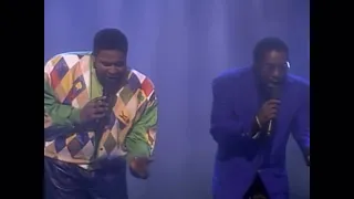 Eddie & Gerald Levert - Baby Hold On To Me LIVE at the Apollo 1992