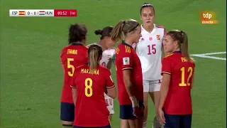 2023 Women's World Cup Qualifying. Spain vs Hungary (09.02.2022)