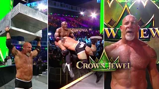 Goldberg Vs. Bobby Lashley full match Crown Jewel 2021