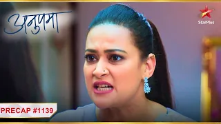 Anupama | Episode 1139 | Precap | Anupama chali America!