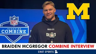 Michigan Football EDGE Braiden McGregor Talks Jim Harbaugh Leaving Ann Arbor And Sherrone Moore