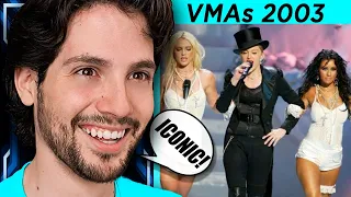 OMG! Madonna, Britney Spears and Christina Aguilera! VMA 2003