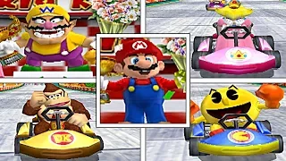 Mario Kart Arcade GP: All WINNING & LOSING Animations