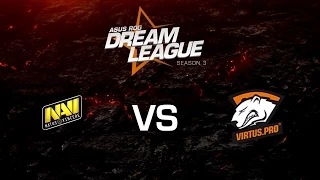 Na'Vi vs. Virtus Pro - Semi Final 1 - Game 2 - ASUS ROG DreamLeague Season 3