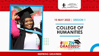 10 May 2023 | SESSION 1 |  COLLEGE OF HUMANITIES
