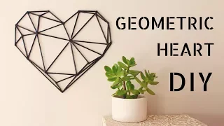 DIY - Geometric Heart [Wall Art]