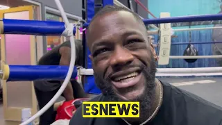 Wilder in amazing shape reaction to fury pulling out of usyk fight talks Crawford vs Canelo fight